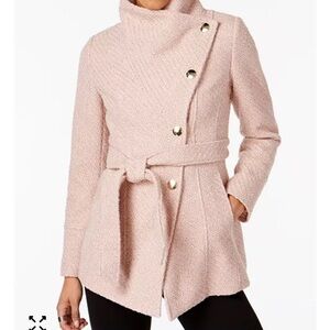 INC International Concepts Pink Textured Coat
